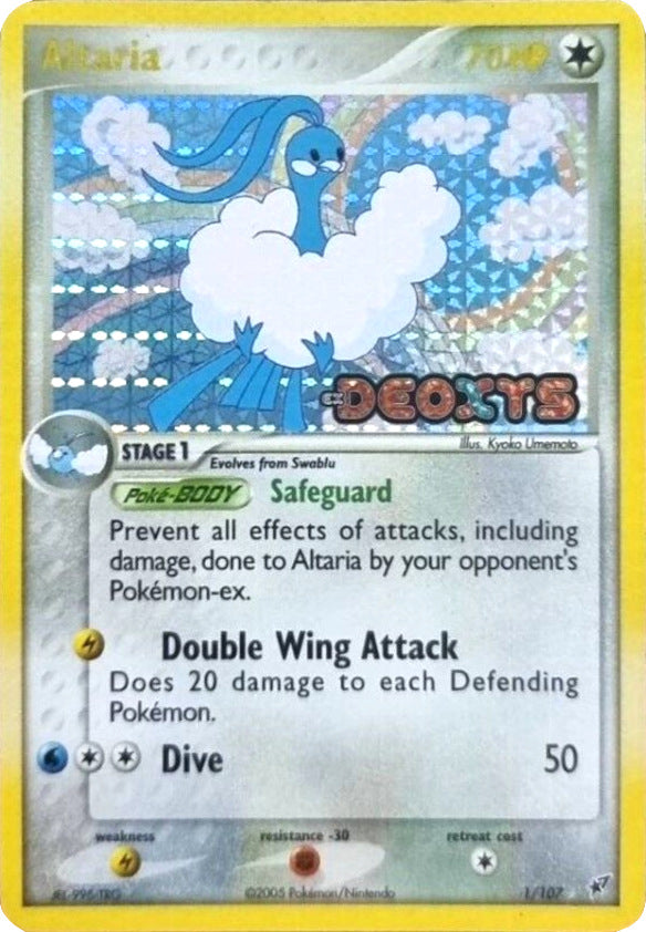 Altaria (1/107) (Stamped) [EX: Deoxys] | Mega City Incorporated