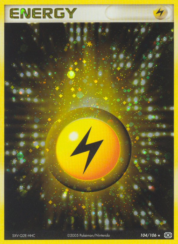 Lightning Energy (104/106) [EX: Emerald] | Mega City Incorporated