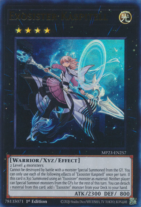 Exosister Kaspitell [MP23-EN257] Ultra Rare | Mega City Incorporated