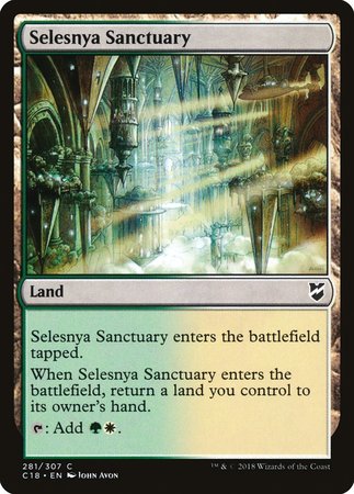 Selesnya Sanctuary [Commander 2018] | Mega City Incorporated