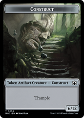 Phyrexian Golem // Construct Double-Sided Token [March of the Machine Commander Tokens] | Mega City Incorporated