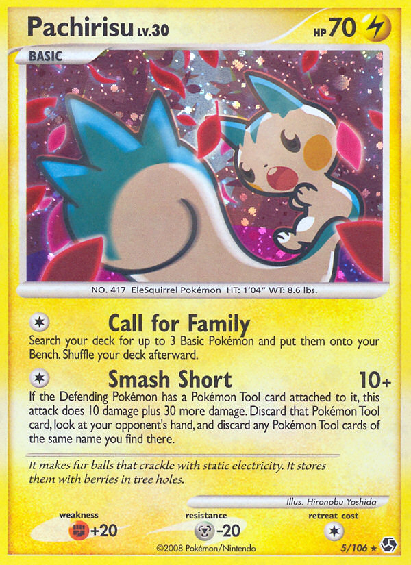 Pachirisu (5/106) [Diamond & Pearl: Great Encounters] | Mega City Incorporated