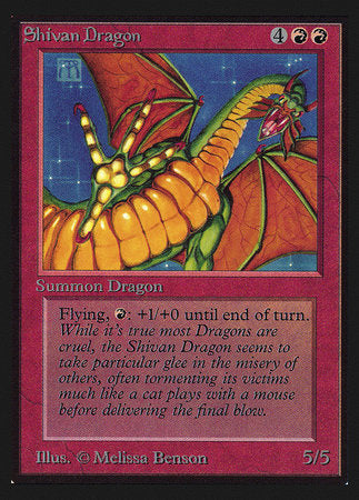 Shivan Dragon (IE) [Intl. Collectors’ Edition] | Mega City Incorporated