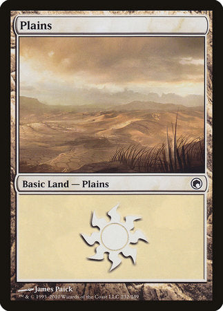 Plains (232) [Scars of Mirrodin] | Mega City Incorporated