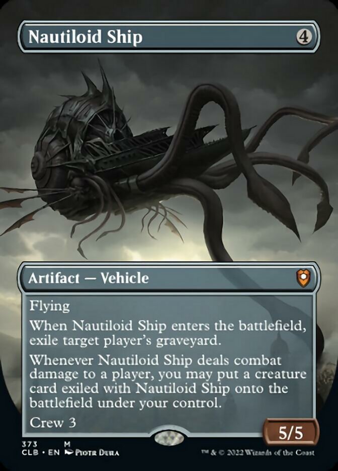 Nautiloid Ship (Borderless Alternate Art) [Commander Legends: Battle for Baldur's Gate] | Mega City Incorporated