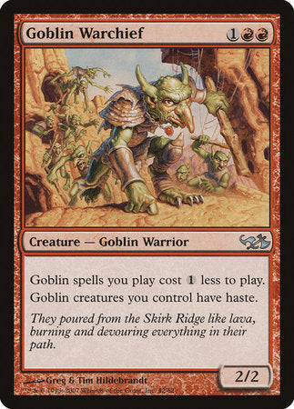Goblin Warchief [Duel Decks: Elves vs. Goblins] | Mega City Incorporated
