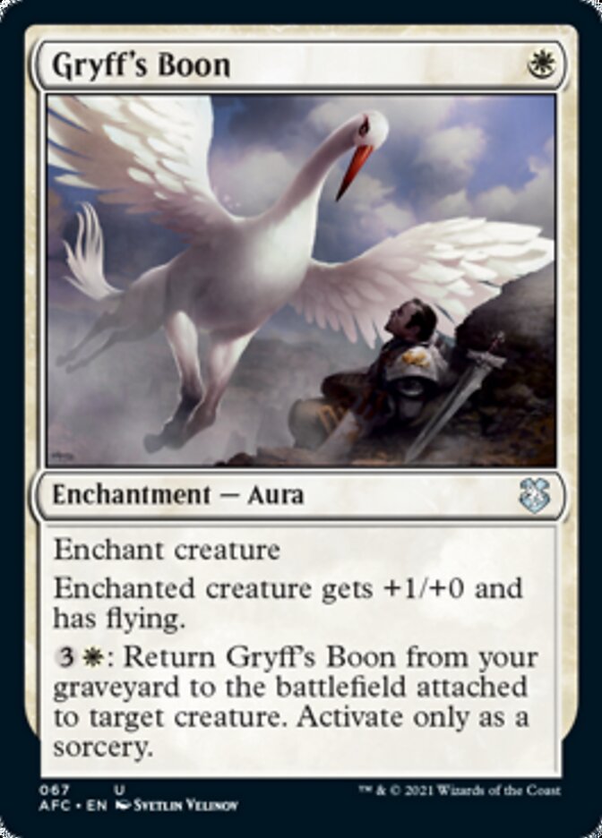 Gryff's Boon [Dungeons & Dragons: Adventures in the Forgotten Realms Commander] | Mega City Incorporated
