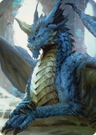 Young Blue Dragon Art Card [Commander Legends: Battle for Baldur's Gate Art Series] | Mega City Incorporated