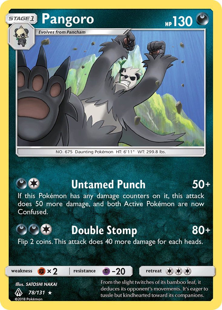 Pangoro (78/131) [Sun & Moon: Forbidden Light] | Mega City Incorporated