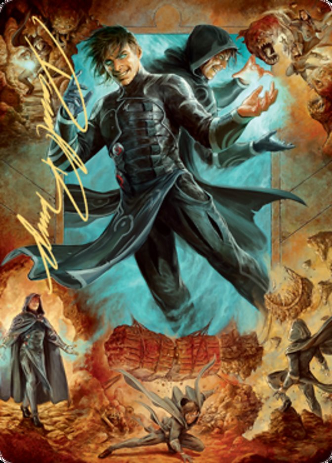 Jace, Mirror Mage 2 Art Card (Gold-Stamped Signature) [Zendikar Rising Art Series] | Mega City Incorporated