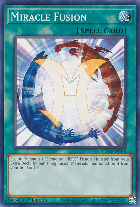 Miracle Fusion [LDS3-EN106] Common | Mega City Incorporated