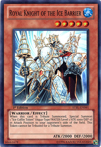 Royal Knight of the Ice Barrier [STBL-EN091] Super Rare | Mega City Incorporated