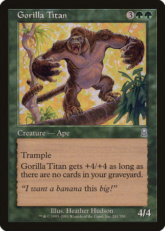 Gorilla Titan [Odyssey] | Mega City Incorporated