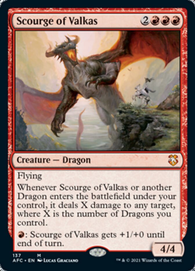 Scourge of Valkas [Dungeons & Dragons: Adventures in the Forgotten Realms Commander] | Mega City Incorporated