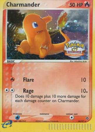 Charmander (98/97) (City Championship Promo) [EX: Dragon] | Mega City Incorporated