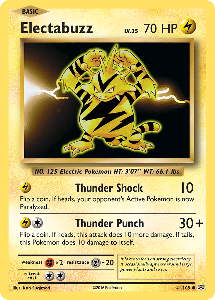 Electabuzz (41/108) [XY: Evolutions] | Mega City Incorporated