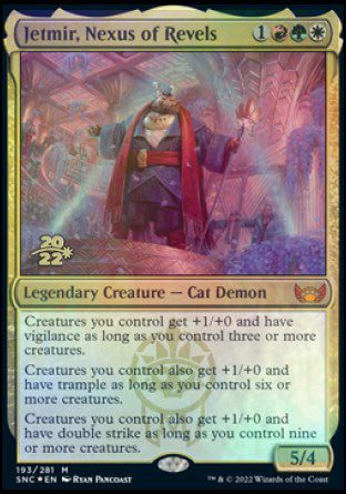 Jetmir, Nexus of Revels [Streets of New Capenna Prerelease Promos] | Mega City Incorporated