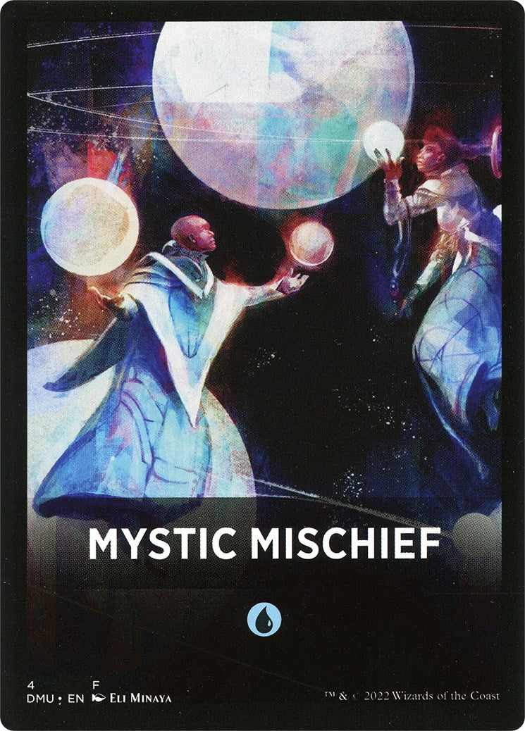 Mystic Mischief Theme Card [Dominaria United Tokens] | Mega City Incorporated