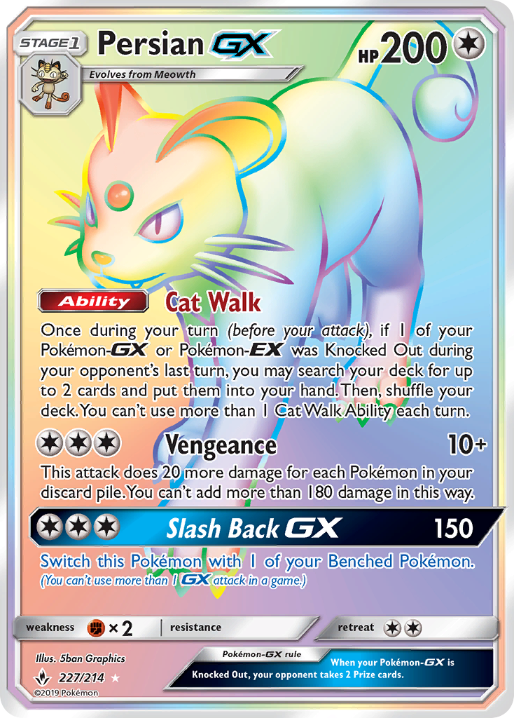 Persian GX (227/214) [Sun & Moon: Unbroken Bonds] | Mega City Incorporated