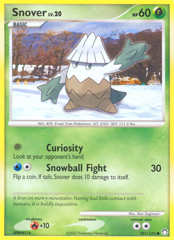 Snover (101/123) [Diamond & Pearl: Mysterious Treasures] | Mega City Incorporated