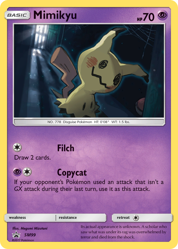 Mimikyu (SM99) [Sun & Moon: Black Star Promos] | Mega City Incorporated