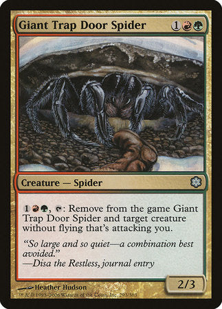 Giant Trap Door Spider [Coldsnap Theme Decks] | Mega City Incorporated