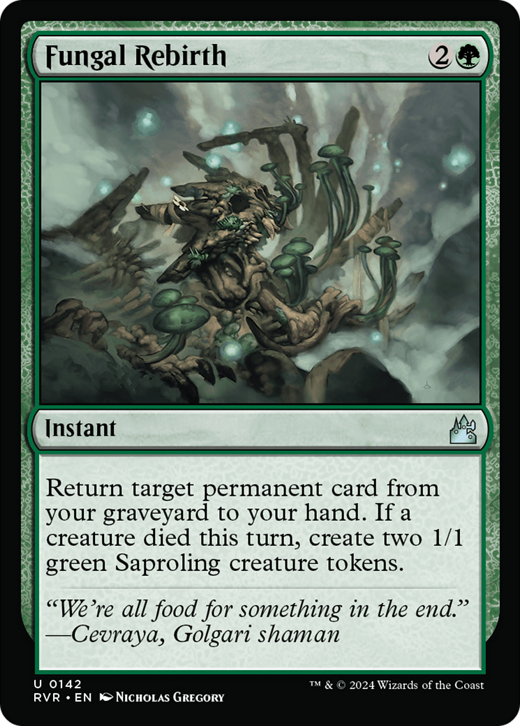 Fungal Rebirth [Ravnica Remastered] | Mega City Incorporated