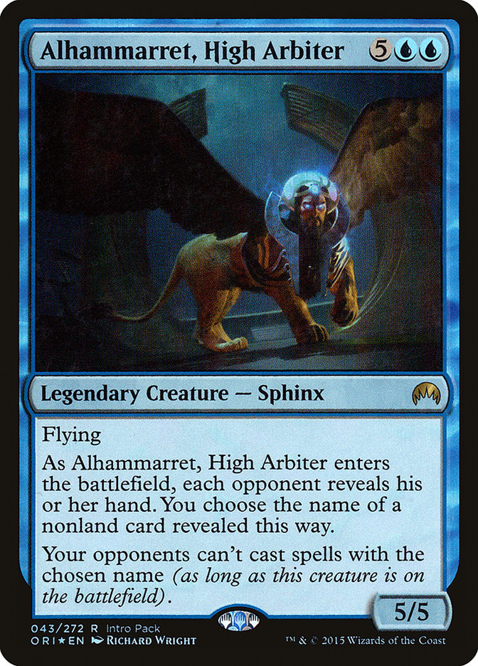 Alhammarret, High Arbiter [Magic Origins Promos] | Mega City Incorporated