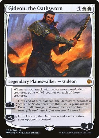 Gideon, the Oathsworn [War of the Spark] | Mega City Incorporated