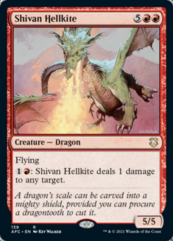 Shivan Hellkite [Dungeons & Dragons: Adventures in the Forgotten Realms Commander] | Mega City Incorporated