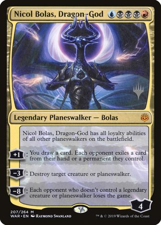 Nicol Bolas, Dragon-God [War of the Spark Promos] | Mega City Incorporated