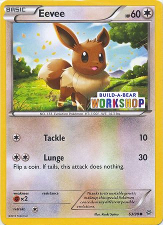 Eevee (63/98) (Build A Bear Workshop Exclusive) [XY: Ancient Origins] | Mega City Incorporated