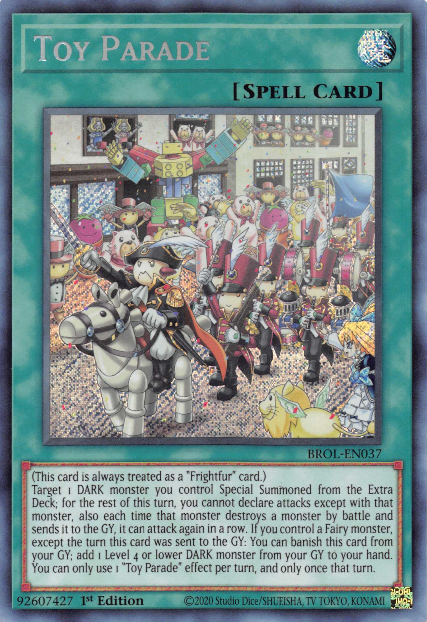 Toy Parade [BROL-EN037] Secret Rare | Mega City Incorporated