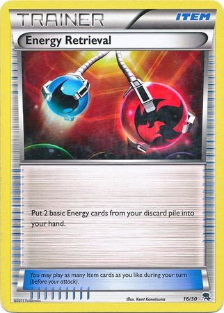 Energy Retrieval (16/30) [Black & White: Trainer Kit - Zoroark] | Mega City Incorporated