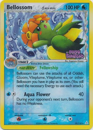 Bellossom (19/110) (Delta Species) (Stamped) [EX: Holon Phantoms] | Mega City Incorporated