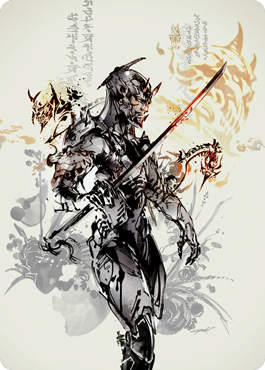 Satoru Umezawa 1 Art Card [Kamigawa: Neon Dynasty Art Series] | Mega City Incorporated
