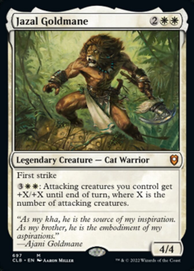 Jazal Goldmane [Commander Legends: Battle for Baldur's Gate] | Mega City Incorporated