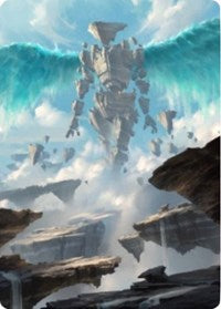 Celestial Colonnade Art Card [Zendikar Rising Art Series] | Mega City Incorporated