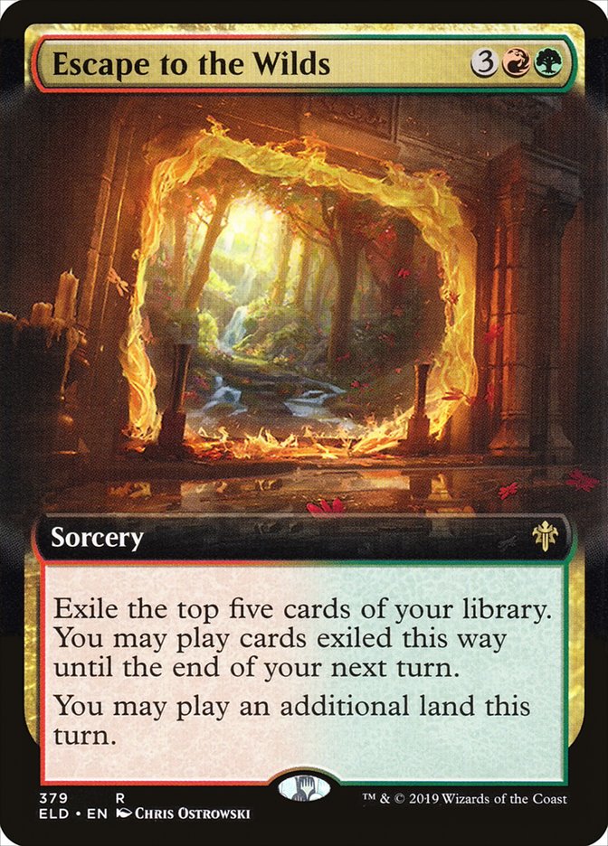 Escape to the Wilds (Extended Art) [Throne of Eldraine] | Mega City Incorporated