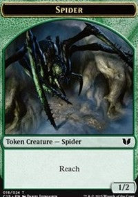 Spider // Wolf Double-Sided Token [Commander 2015 Tokens] | Mega City Incorporated