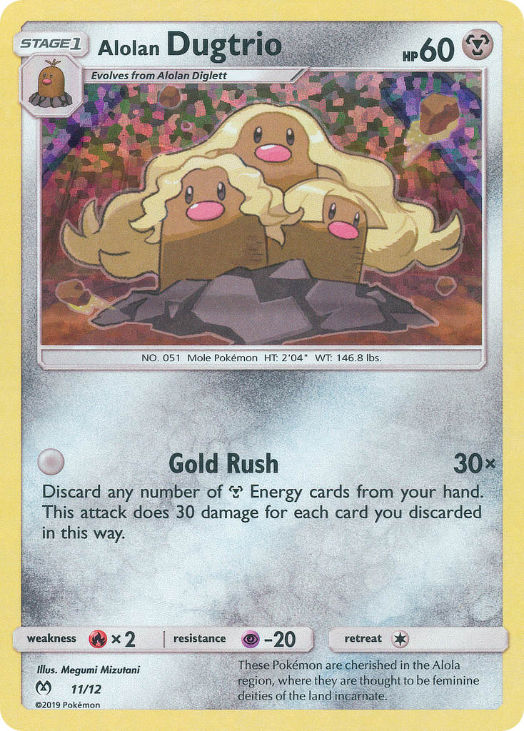 Alolan Dugtrio (11/12) [McDonald's Promos: 2019 Collection] | Mega City Incorporated