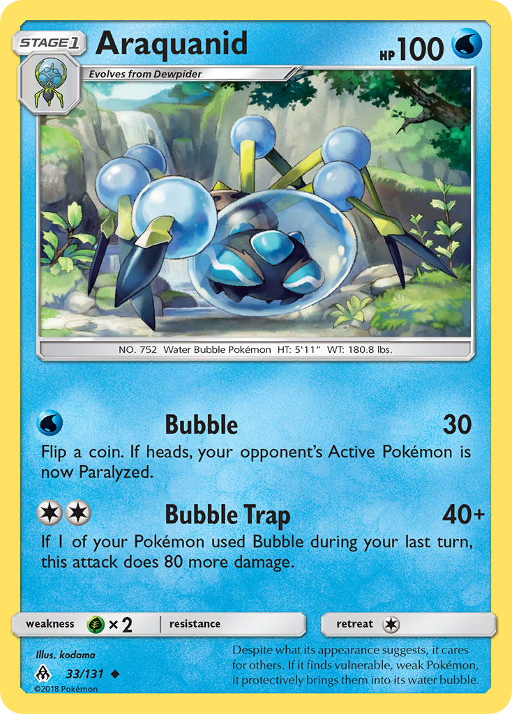 Araquanid (33/131) [Sun & Moon: Forbidden Light] | Mega City Incorporated