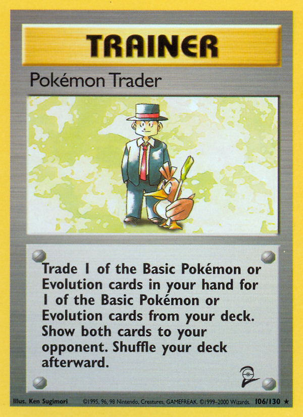 Pokemon Trader (106/130) [Base Set 2] | Mega City Incorporated