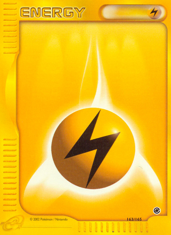 Lightning Energy (163/165) [Expedition: Base Set] | Mega City Incorporated