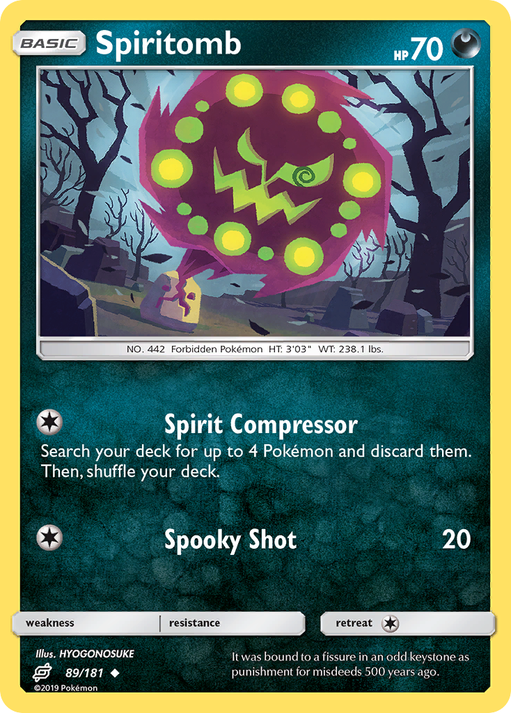 Spiritomb (89/181) [Sun & Moon: Team Up] | Mega City Incorporated