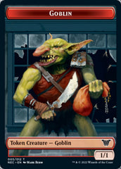 Smoke Blessing // Goblin Double-sided Token [Kamigawa: Neon Dynasty Commander Tokens] | Mega City Incorporated