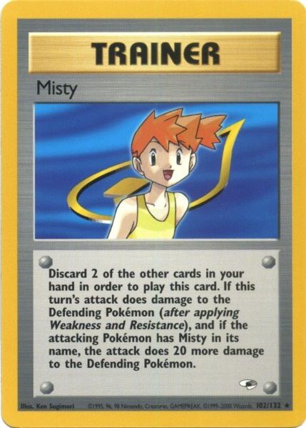 Misty (102/132) [Gym Heroes Unlimited] | Mega City Incorporated