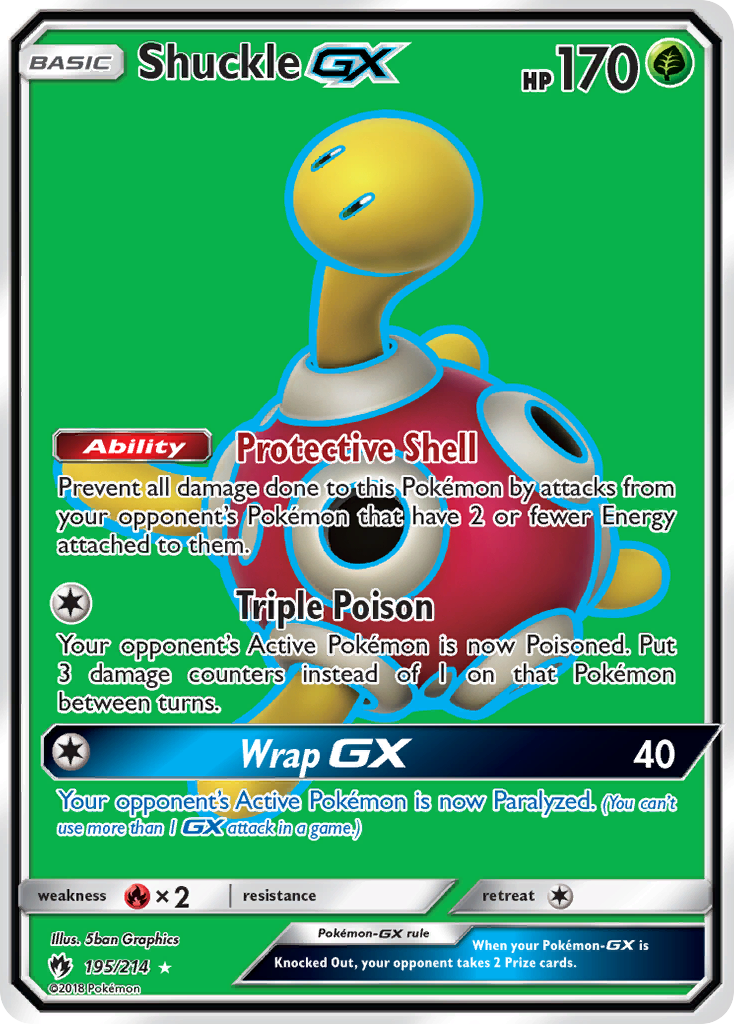 Shuckle GX (195/214) [Sun & Moon: Lost Thunder] | Mega City Incorporated