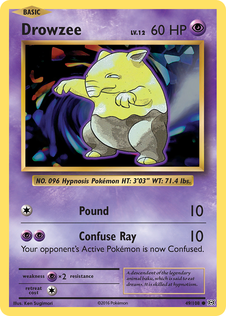 Drowzee (49/108) [XY: Evolutions] | Mega City Incorporated