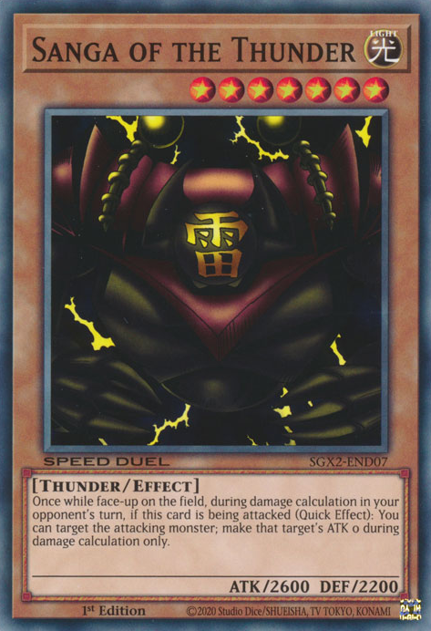 Sanga of the Thunder [SGX2-END07] Common | Mega City Incorporated